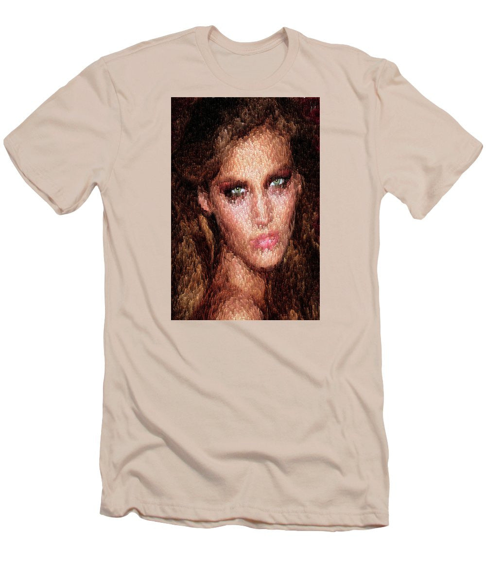 Men's T-Shirt (Slim Fit) - Female Portrait 2