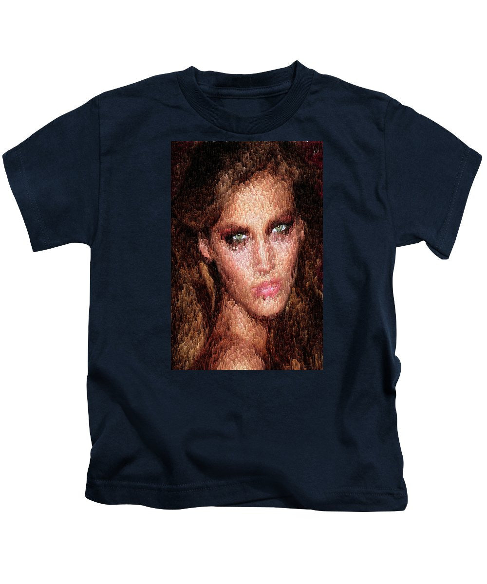 Kids T-Shirt - Female Portrait 2