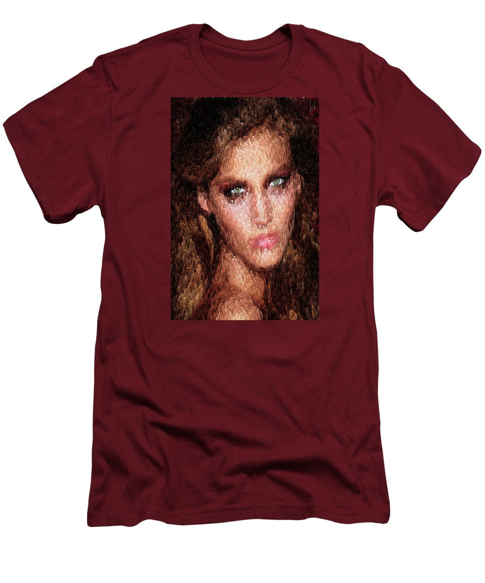 Men's T-Shirt (Slim Fit) - Female Portrait 2