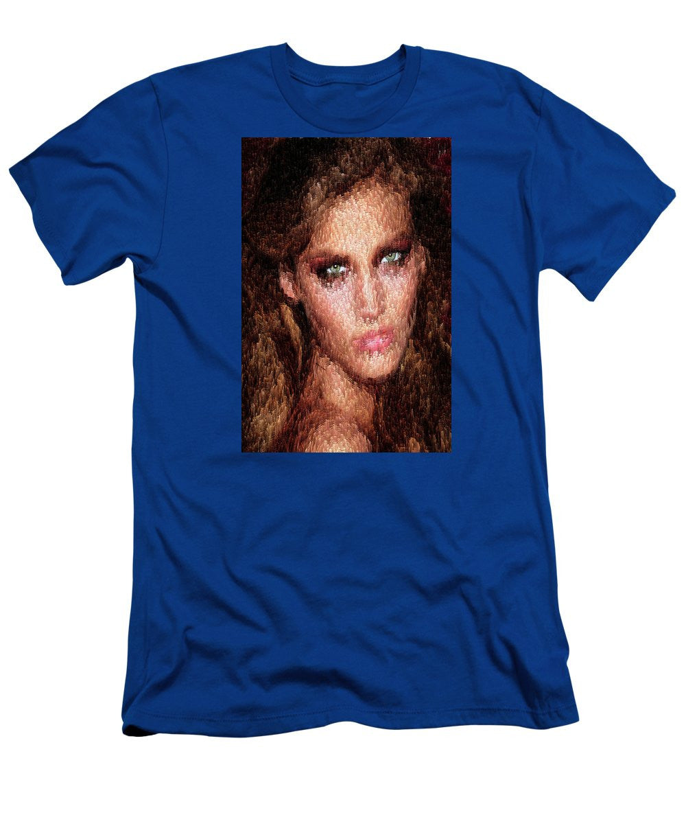 Men's T-Shirt (Slim Fit) - Female Portrait 2