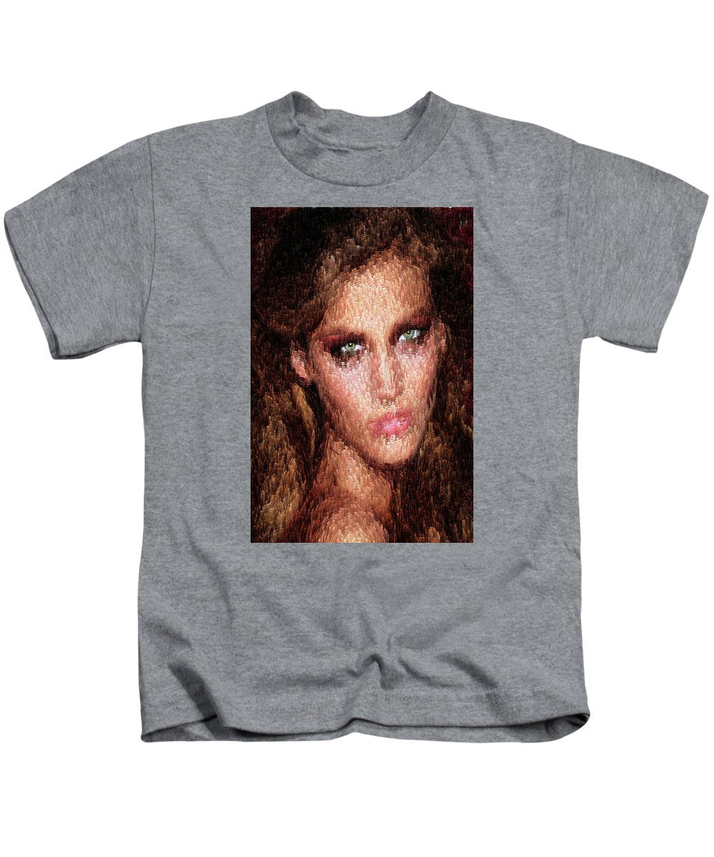 Kids T-Shirt - Female Portrait 2