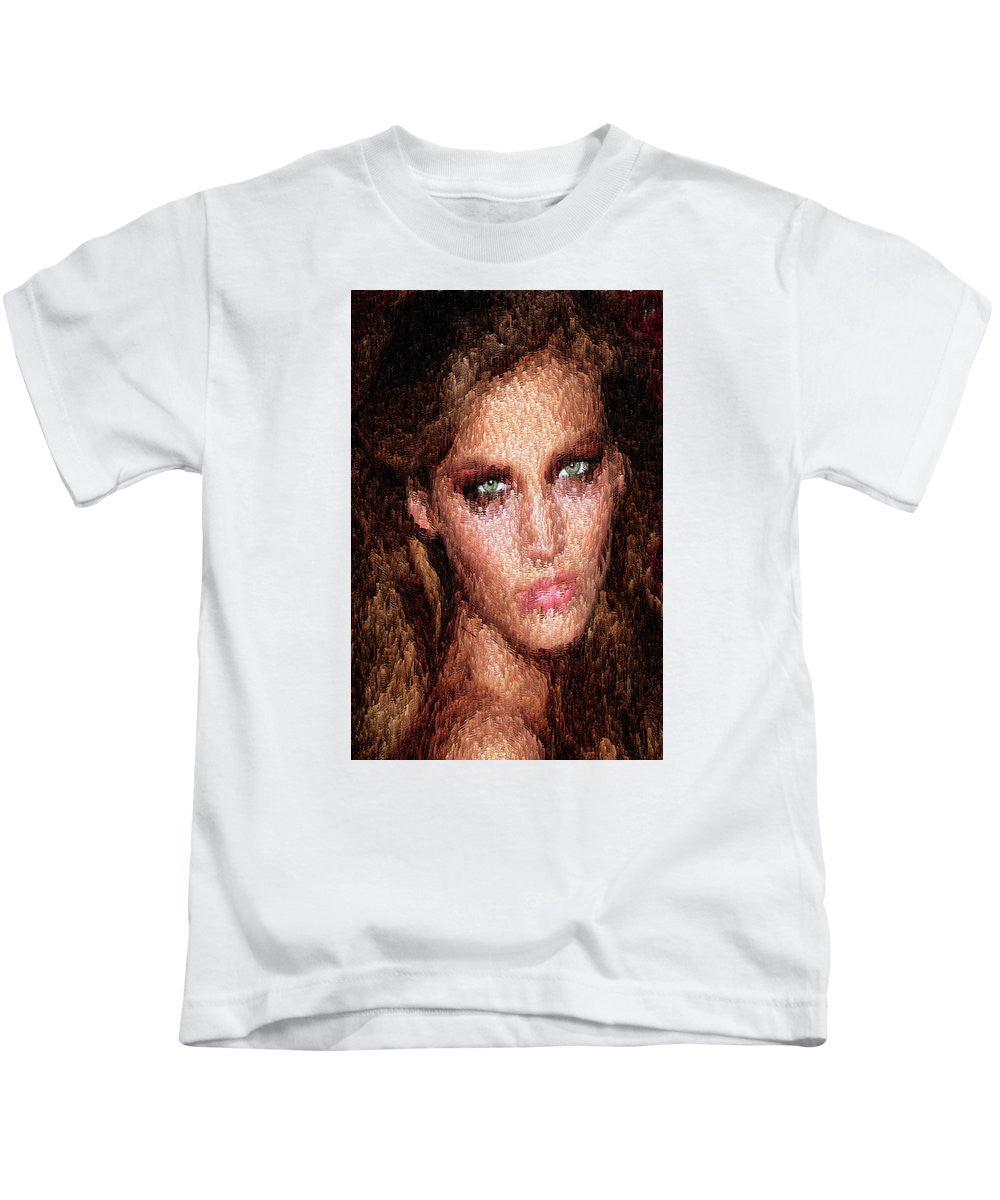 Kids T-Shirt - Female Portrait 2