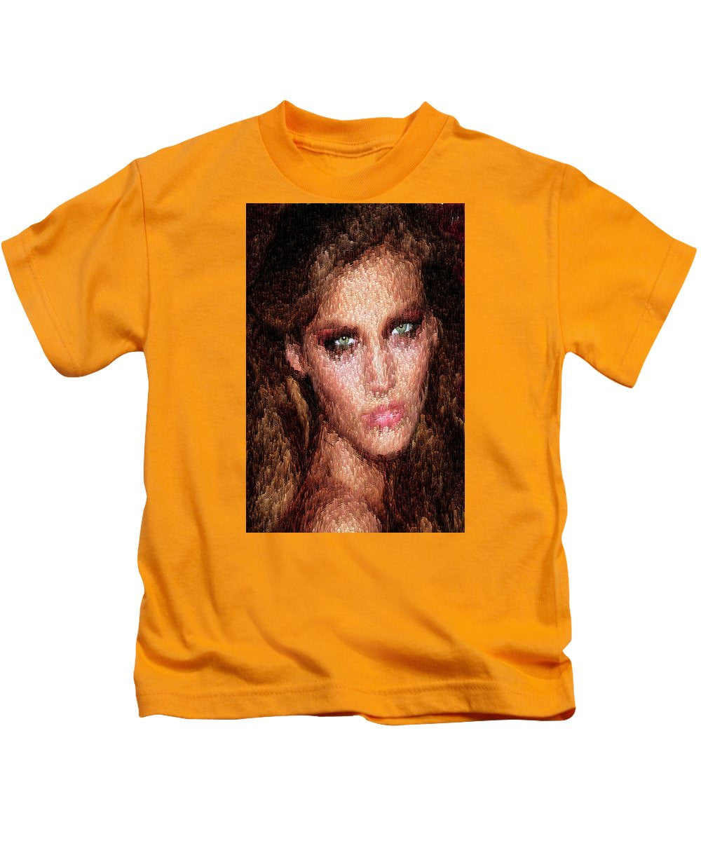 Kids T-Shirt - Female Portrait 2