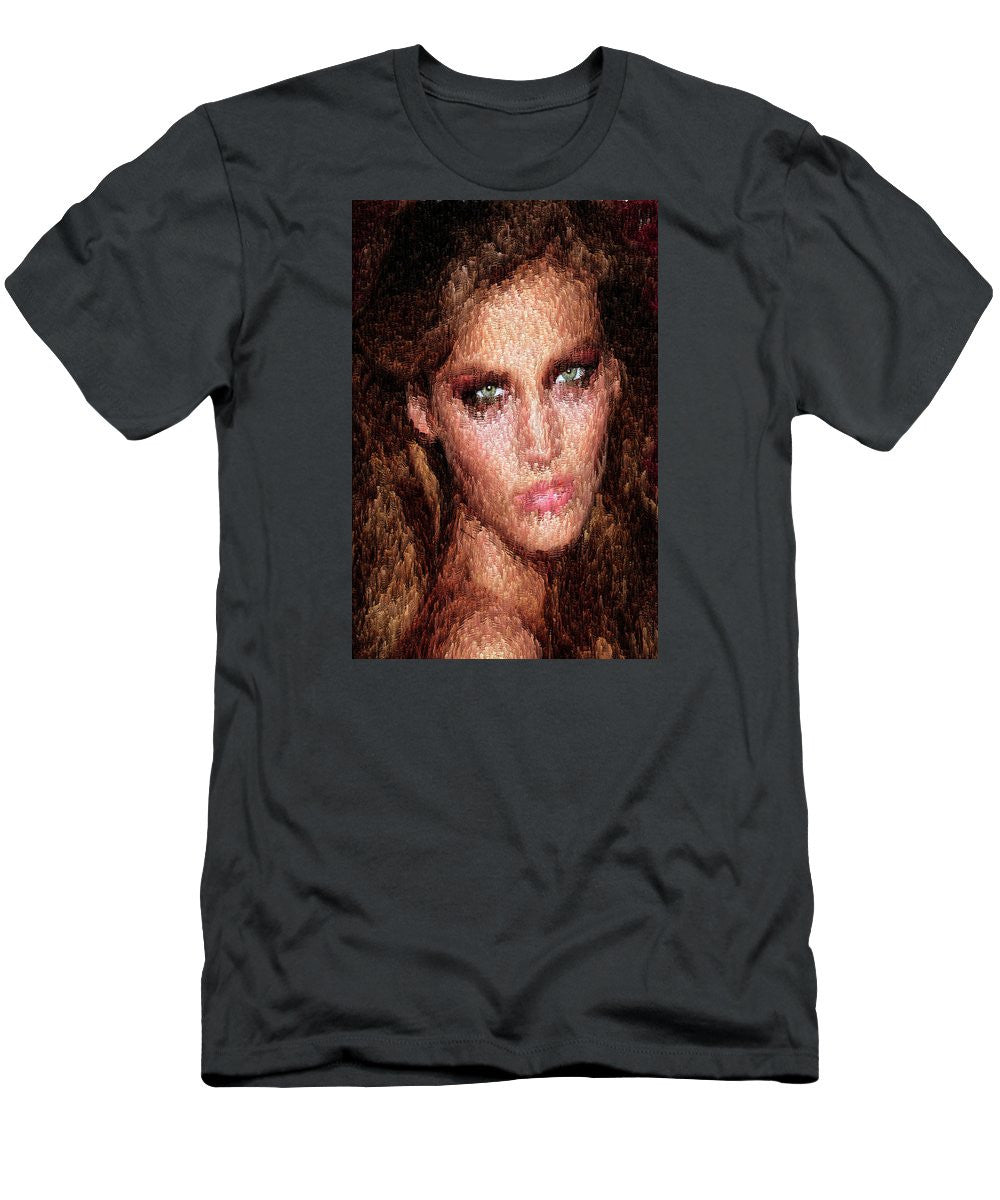 Men's T-Shirt (Slim Fit) - Female Portrait 2