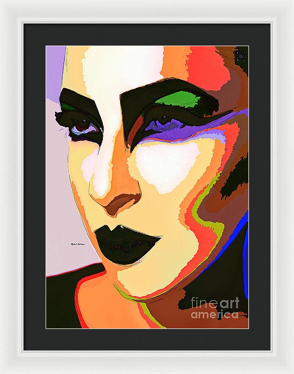 Female Portrait 2065 - Framed Print