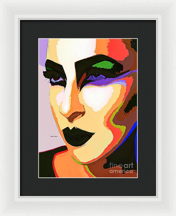 Female Portrait 2065 - Framed Print