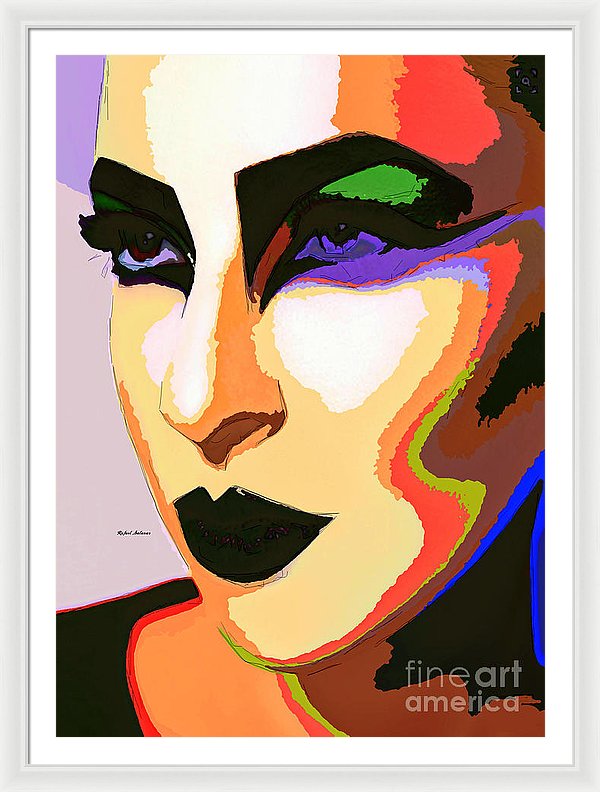 Female Portrait 2065 - Framed Print