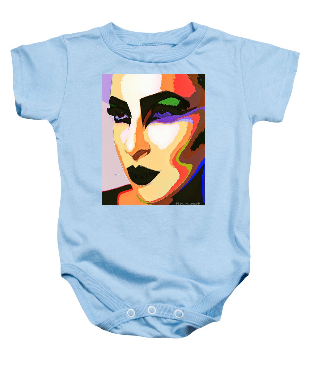 Female Portrait 2065 - Baby Onesie