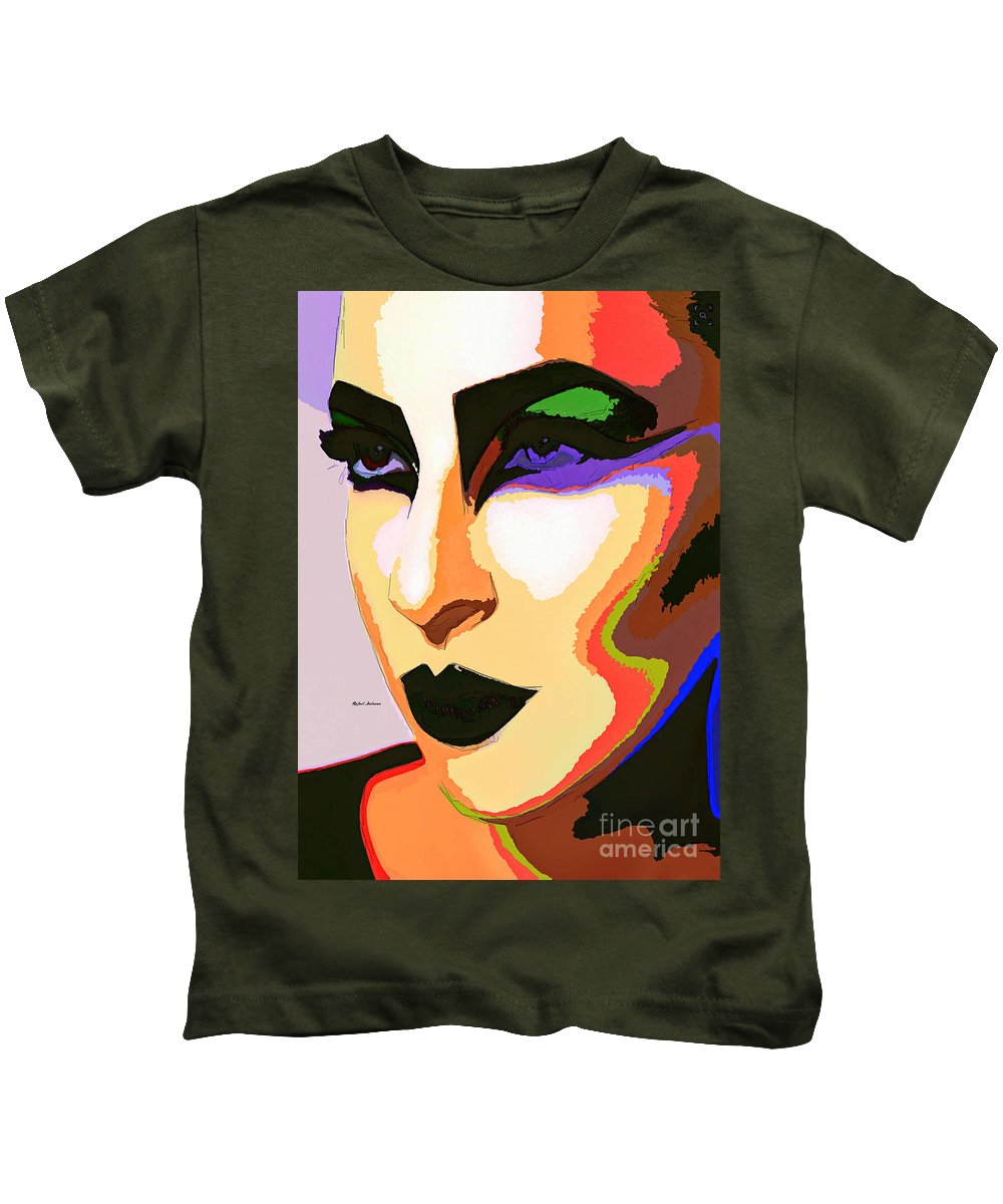 Portrait de femme 2065 - T-shirt pour enfant