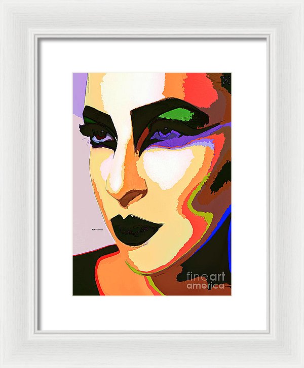 Female Portrait 2065 - Framed Print