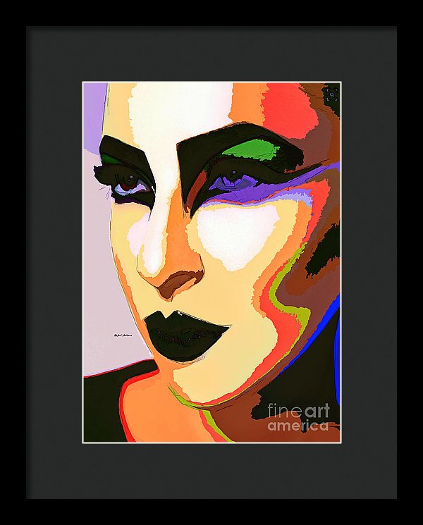 Female Portrait 2065 - Framed Print