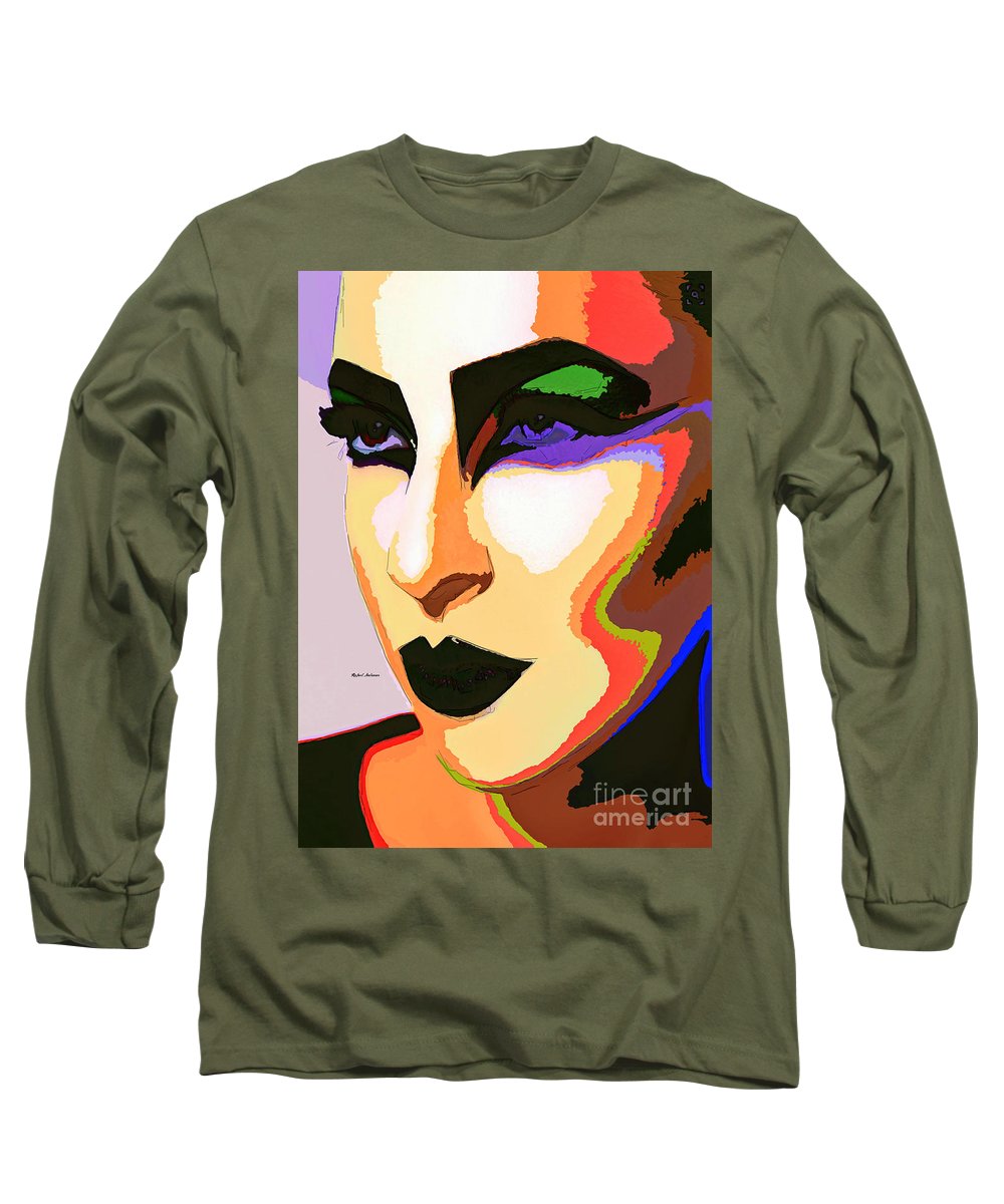 Female Portrait 2065 - Long Sleeve T-Shirt