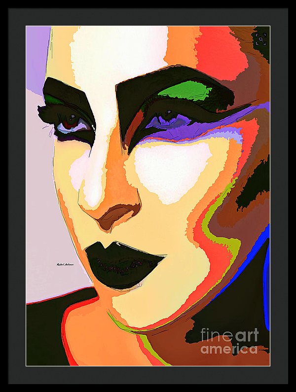 Female Portrait 2065 - Framed Print