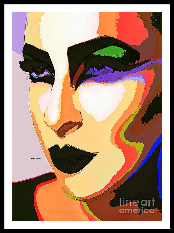 Female Portrait 2065 - Framed Print