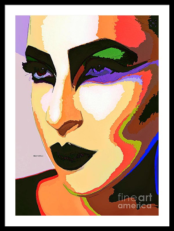 Female Portrait 2065 - Framed Print