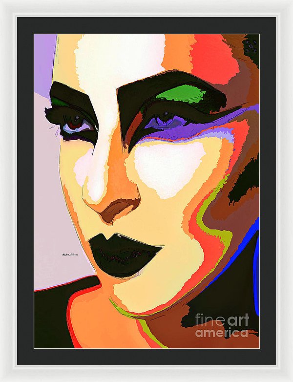 Female Portrait 2065 - Framed Print