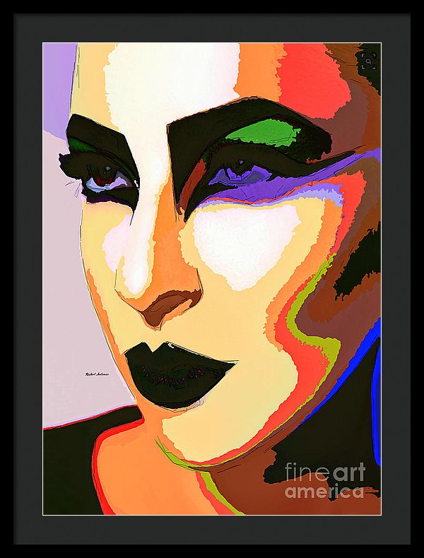 Female Portrait 2065 - Framed Print