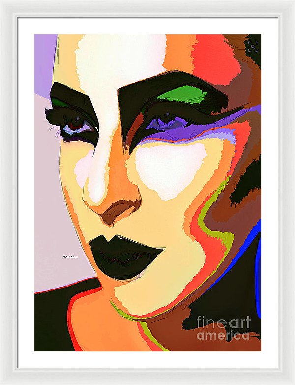 Female Portrait 2065 - Framed Print