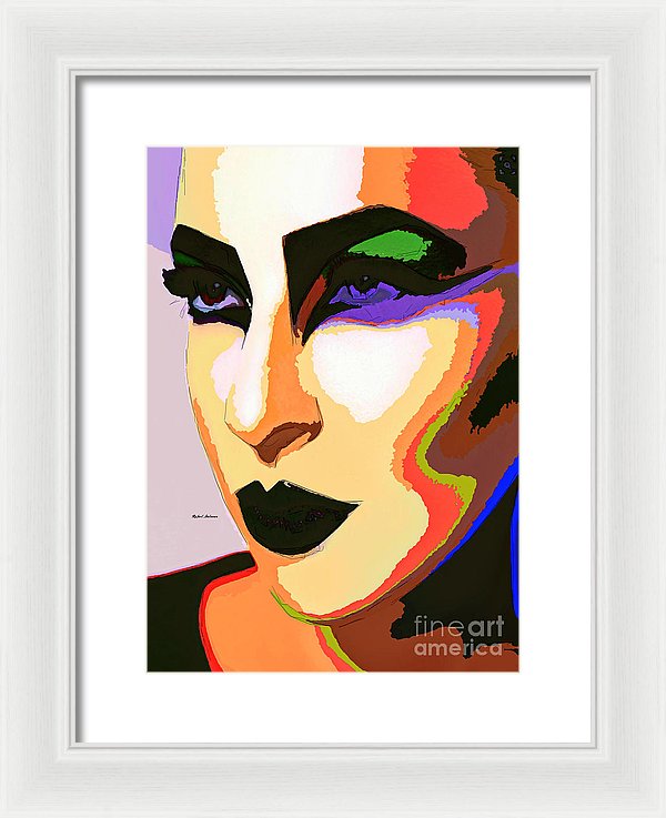 Female Portrait 2065 - Framed Print