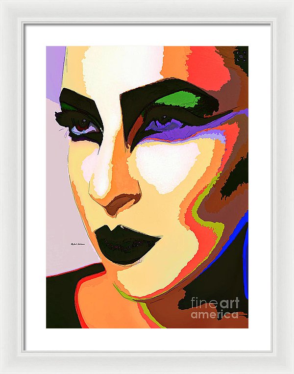 Female Portrait 2065 - Framed Print