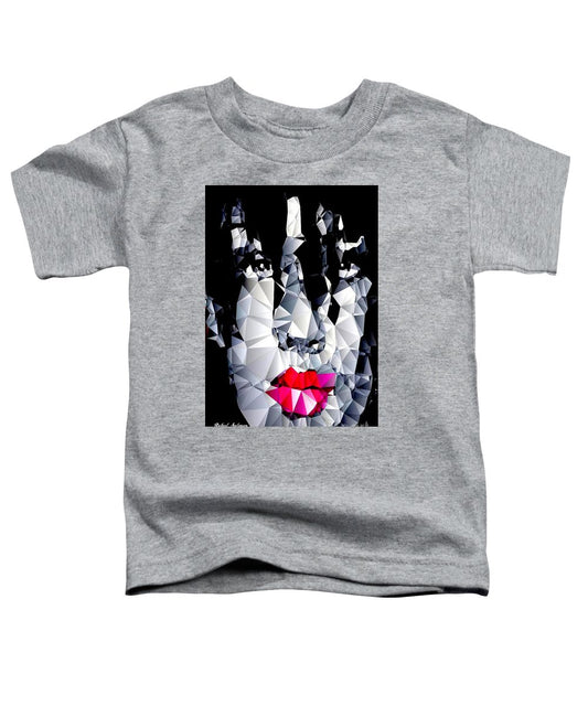 Female Portrait In Black And White - Toddler T-Shirt