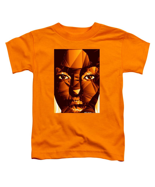 Female Portrait In Brown - Toddler T-Shirt