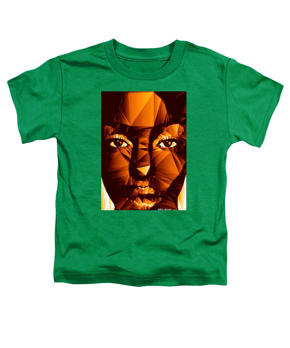 Female Portrait In Brown - Toddler T-Shirt