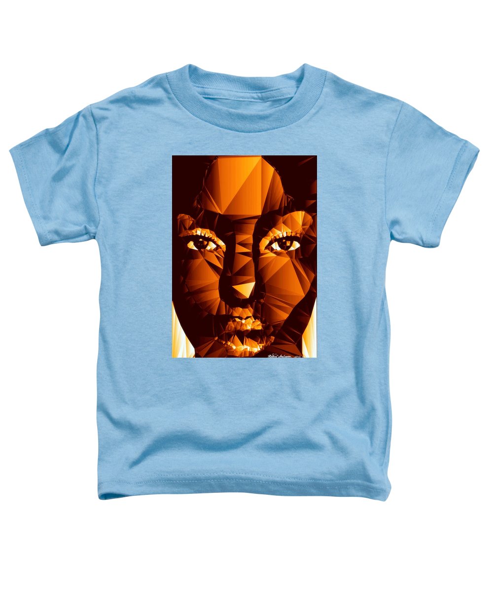 Female Portrait In Brown - Toddler T-Shirt