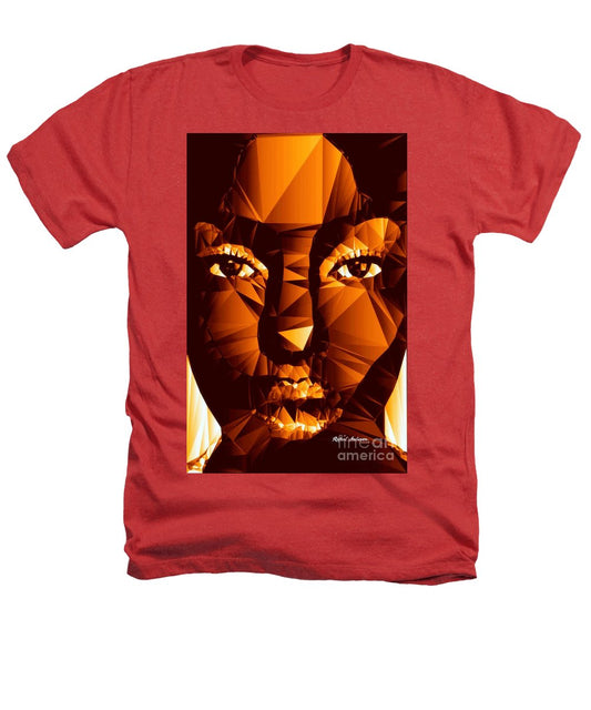 Female Portrait In Brown - Heathers T-Shirt