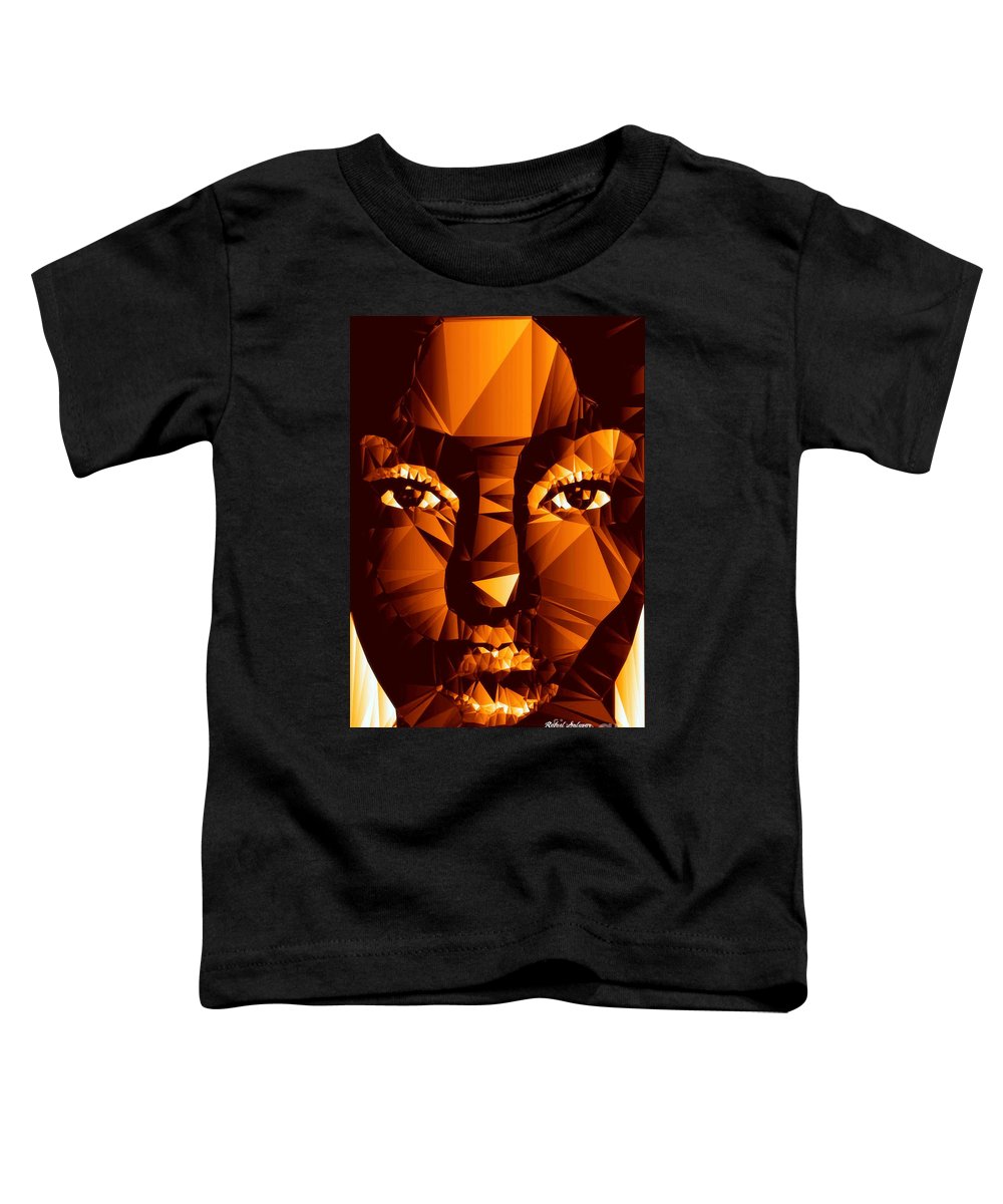 Female Portrait In Brown - Toddler T-Shirt