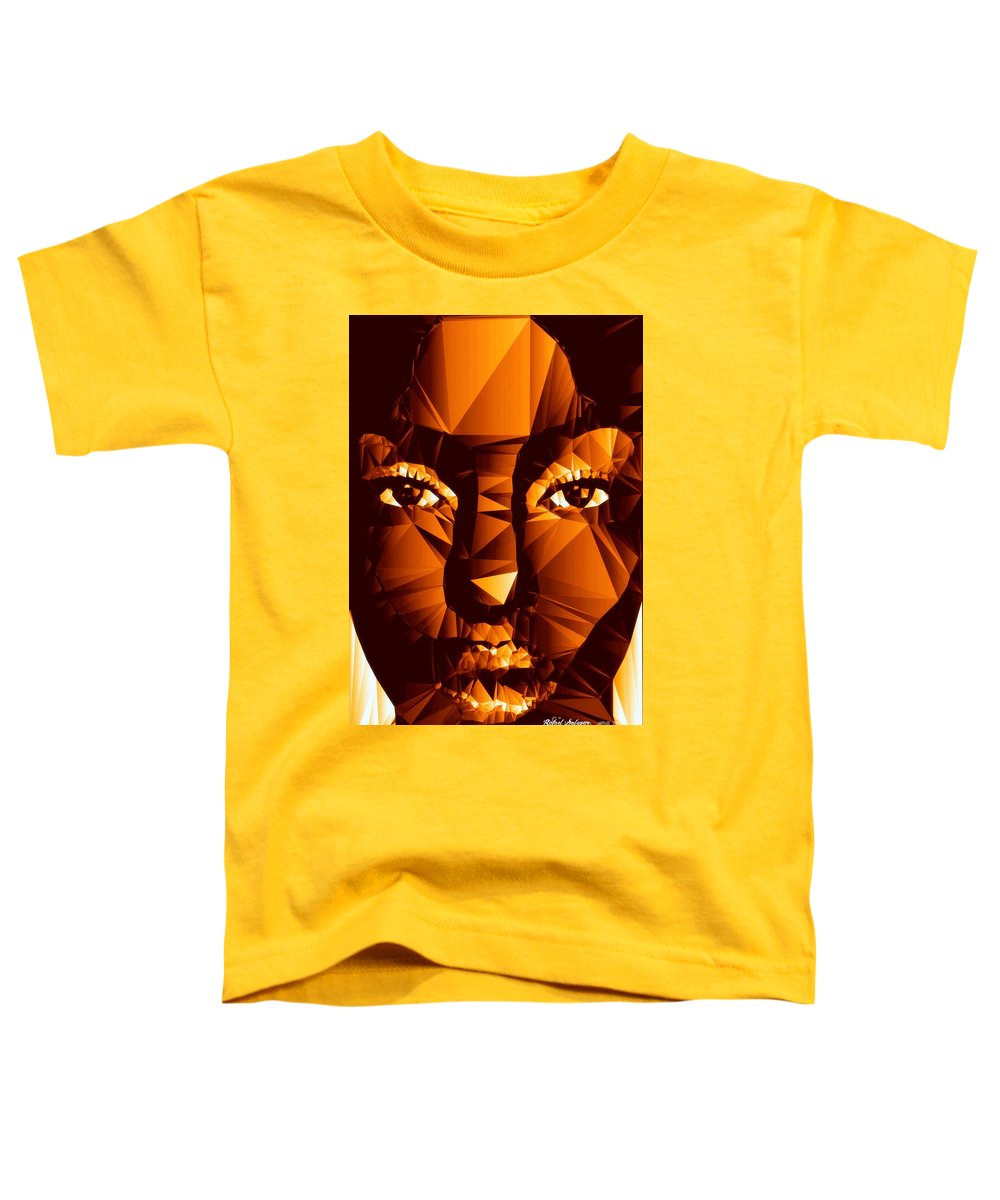 Female Portrait In Brown - Toddler T-Shirt