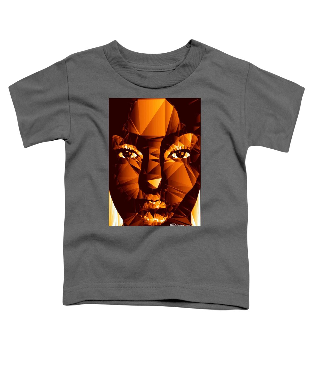 Female Portrait In Brown - Toddler T-Shirt