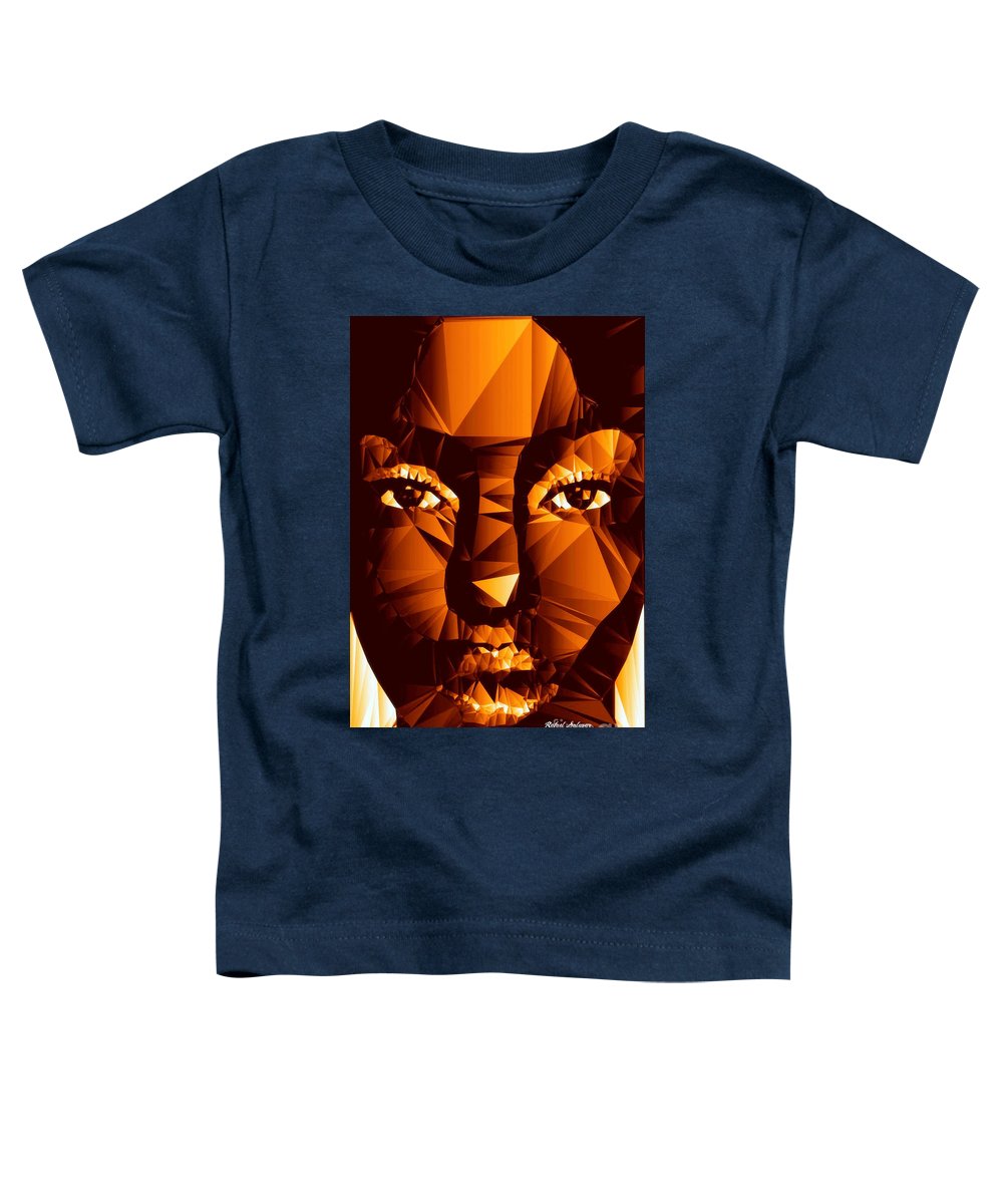 Female Portrait In Brown - Toddler T-Shirt