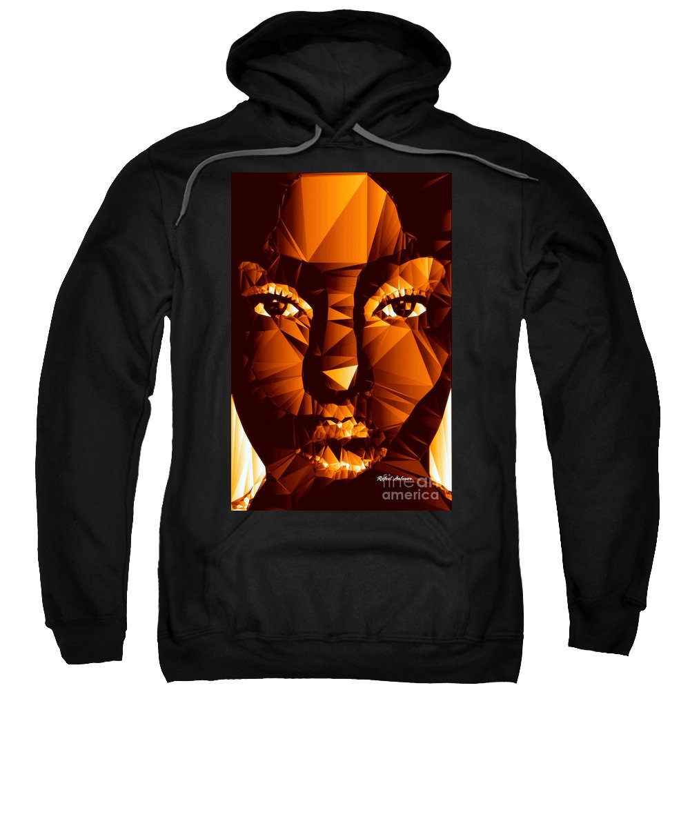 Female Portrait In Brown - Sweatshirt