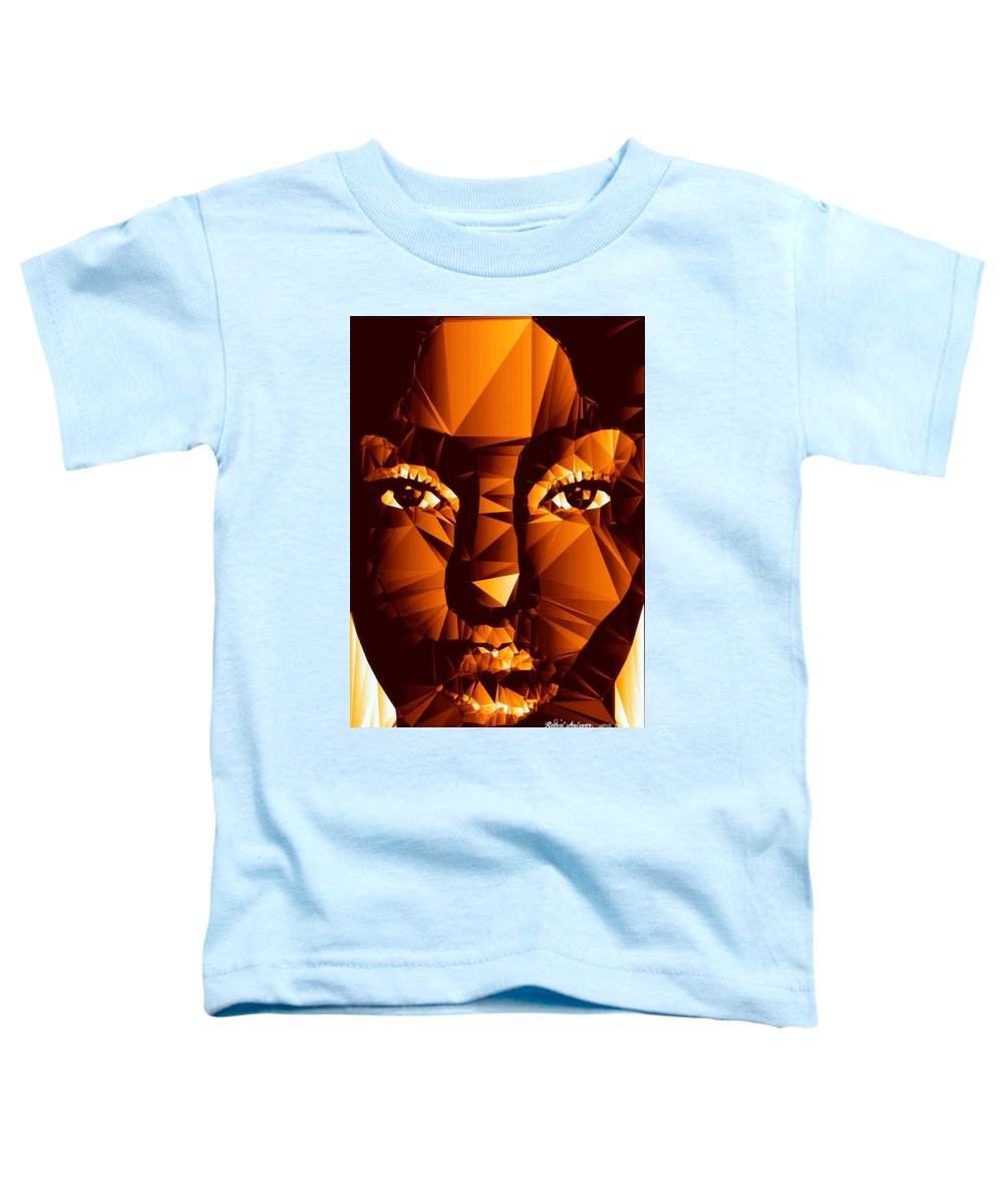 Female Portrait In Brown - Toddler T-Shirt