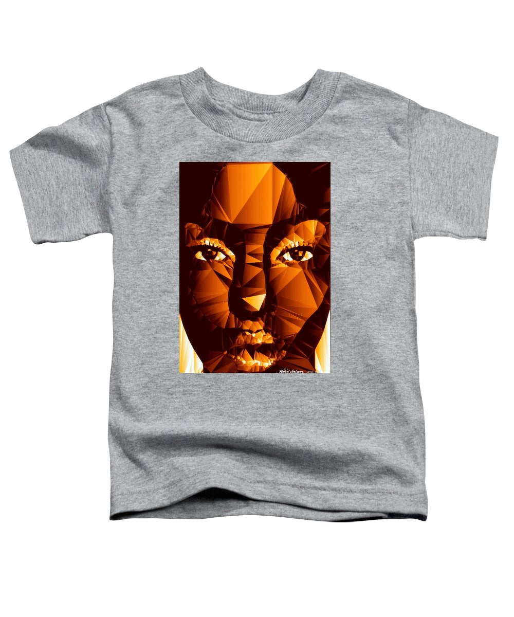 Female Portrait In Brown - Toddler T-Shirt