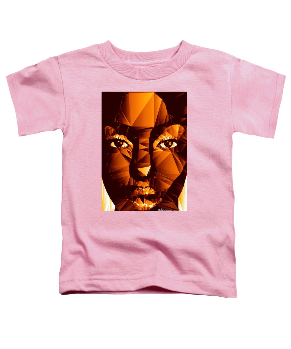 Female Portrait In Brown - Toddler T-Shirt