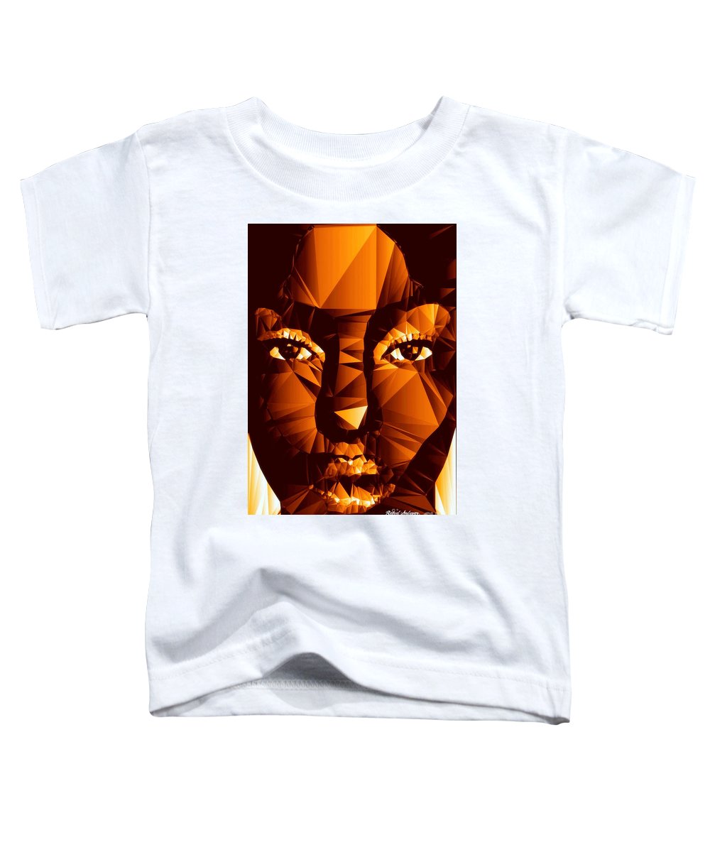 Female Portrait In Brown - Toddler T-Shirt