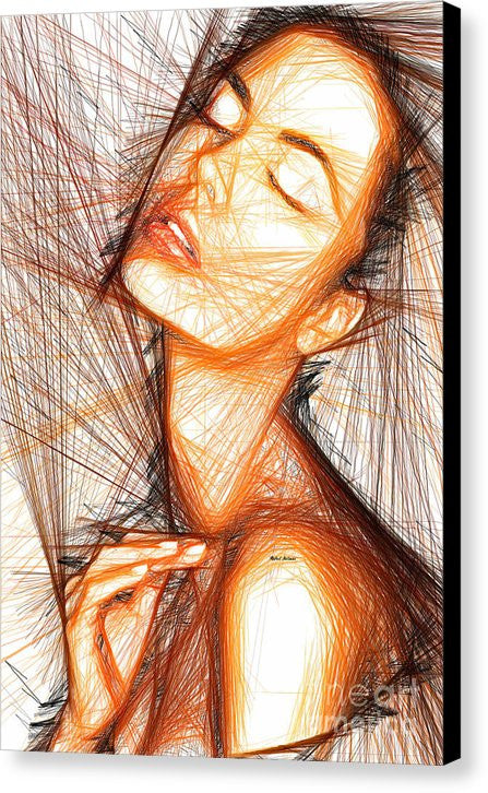 Impression sur toile - Portrait de femme