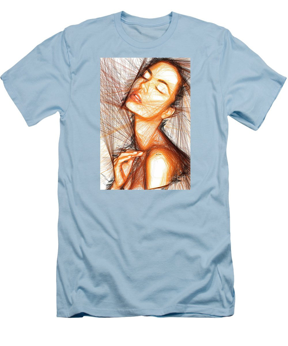 Men's T-Shirt (Slim Fit) - Female Portrait