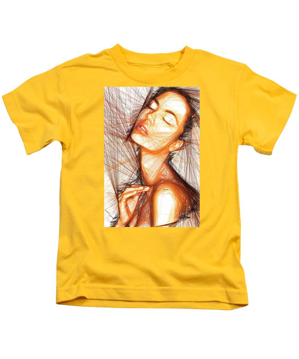 Kids T-Shirt - Female Portrait