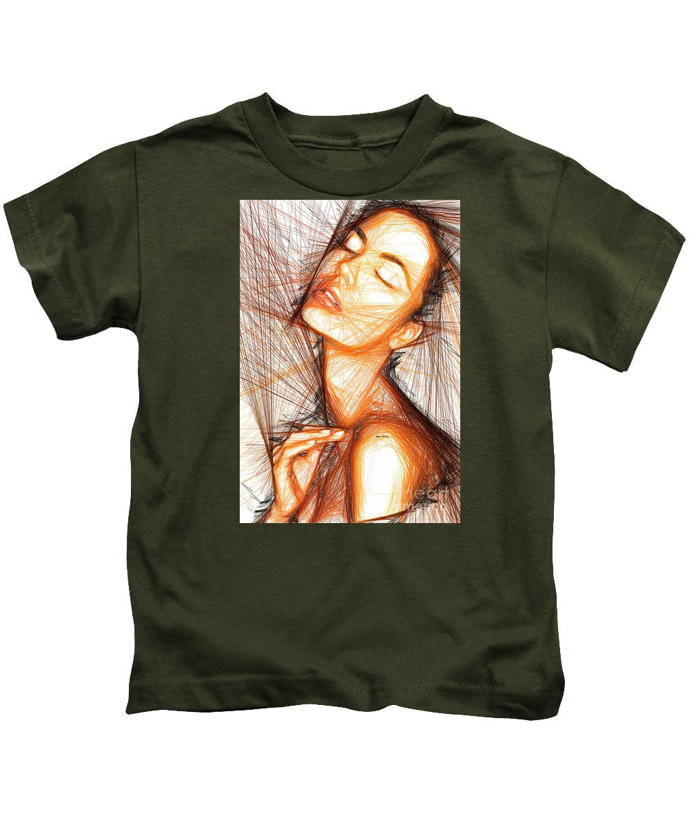 Kids T-Shirt - Female Portrait