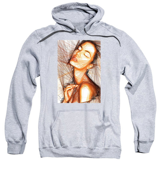 Sweat-shirt - Portrait de femme