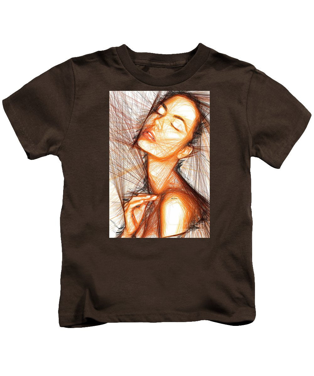 Kids T-Shirt - Female Portrait