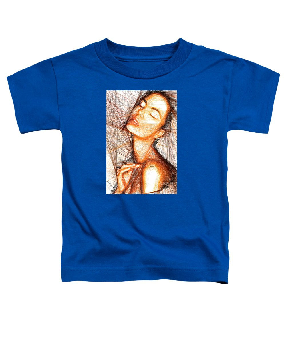 T-shirt pour tout-petits - Portrait de femme