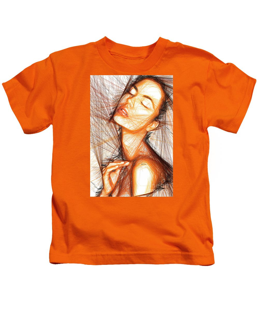 Kids T-Shirt - Female Portrait