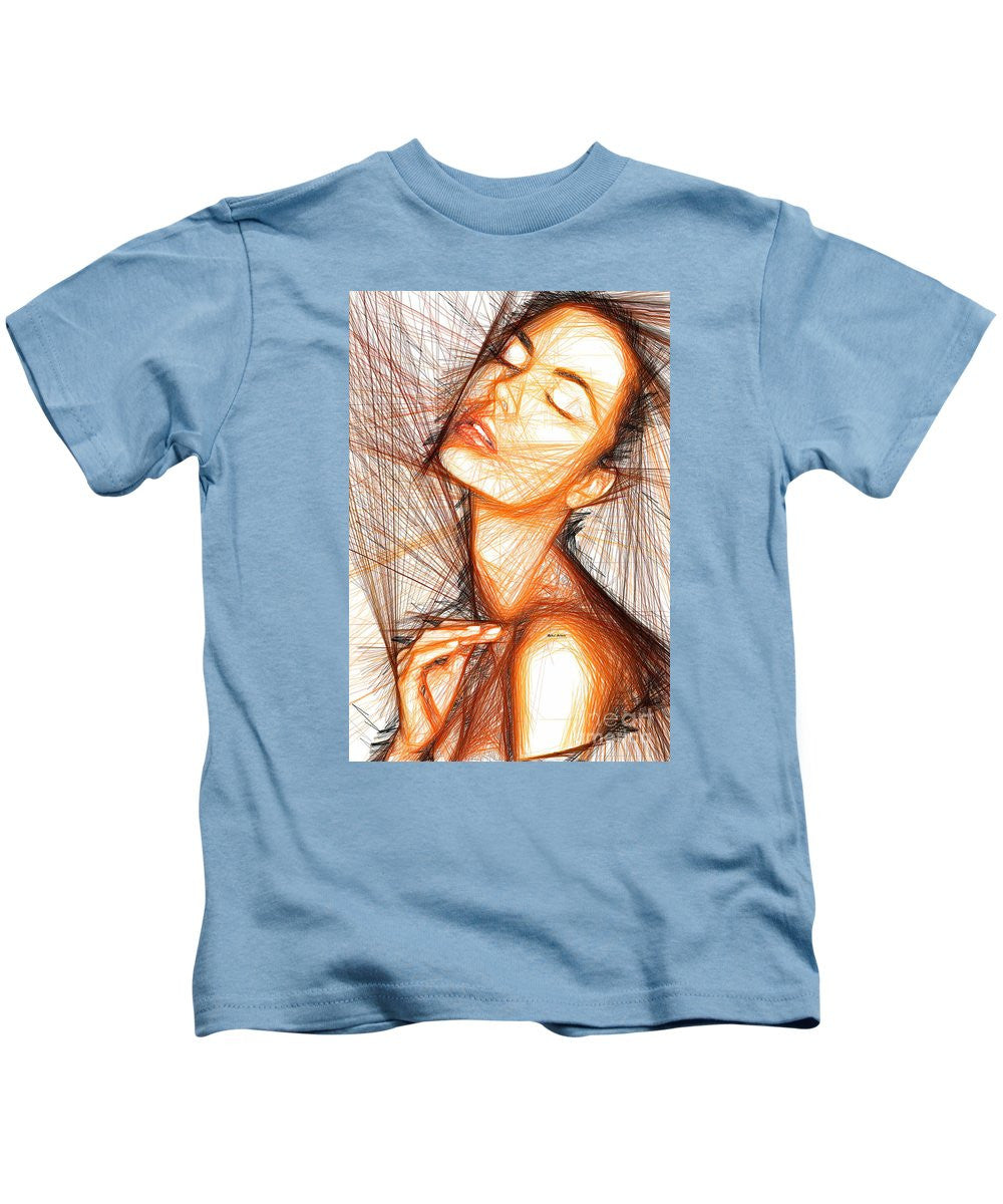 Kids T-Shirt - Female Portrait