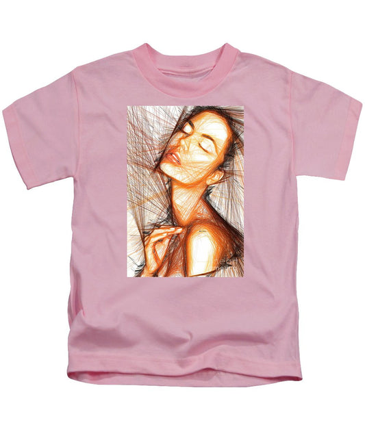 Kids T-Shirt - Female Portrait