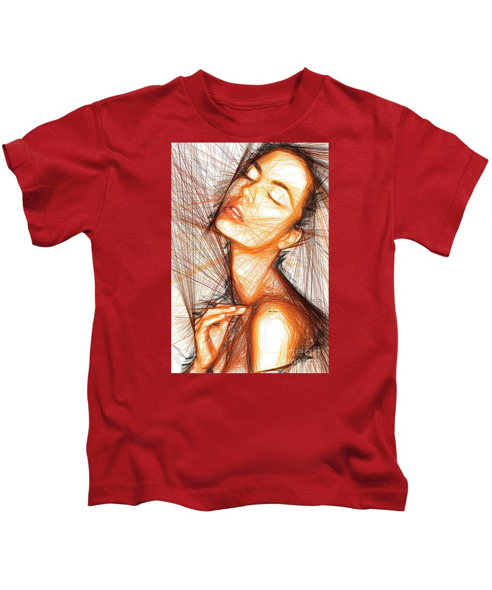 Kids T-Shirt - Female Portrait