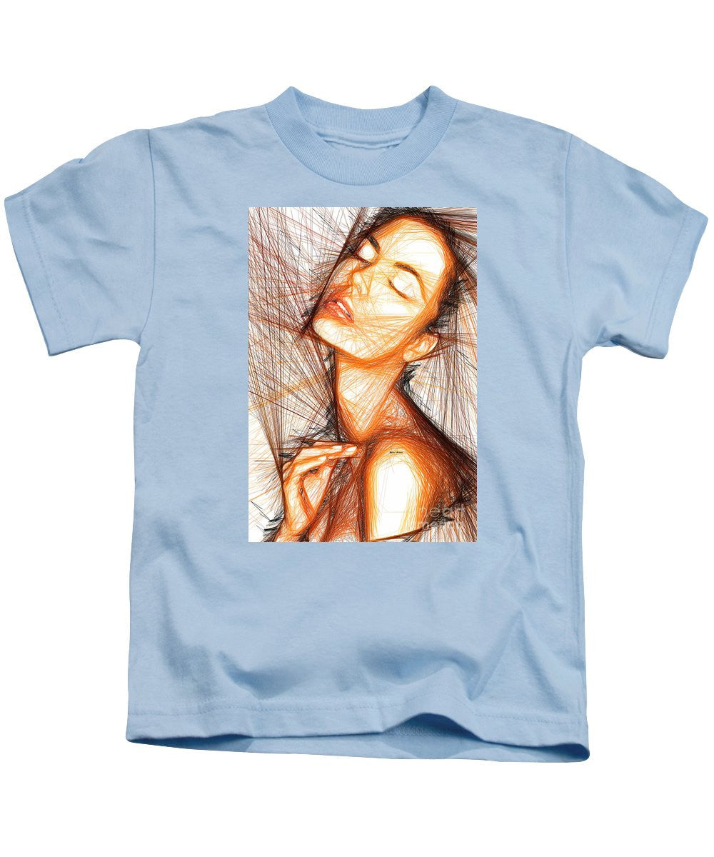 Kids T-Shirt - Female Portrait